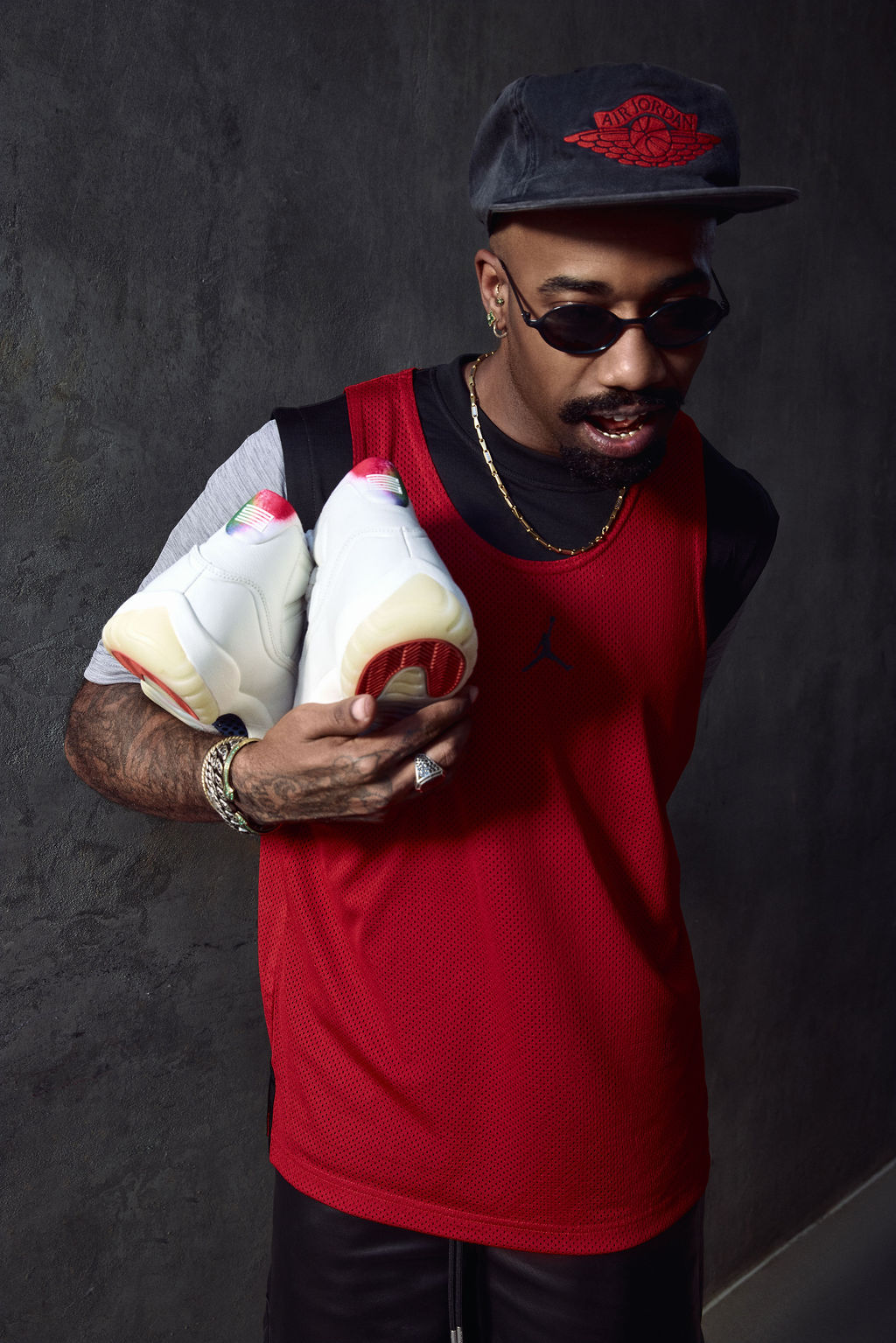 Antione Joyner for the Air Jordan XI 285 campaign